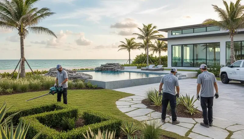 Landscaping service in Clearwater, FL for lawn care and yard maintenance