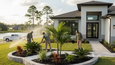 Landscaping service in Clearwater, FL for lawn care, maintenance, and yard cleanup