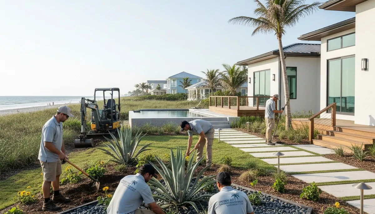 Landscaping services in Clearwater, FL for residential lawn care and yard maintenance