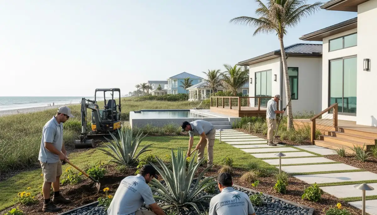 Landscaping services in Clearwater, FL for residential lawn care and yard maintenance