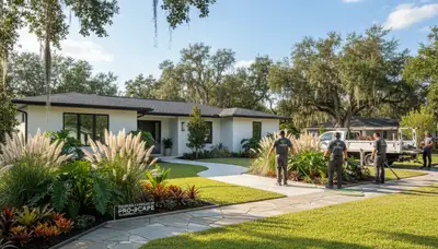Landscaping service in Clearwater, FL for lawn care, yard maintenance, and outdoor property cleanup