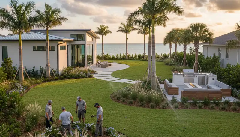 Landscaping service in Clearwater, FL for lawn care and yard maintenance
