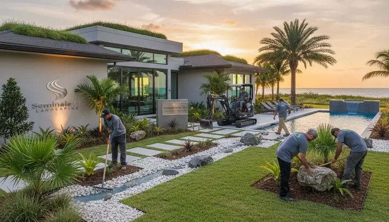 Landscaping service in Clearwater, FL for lawn care and landscape maintenance