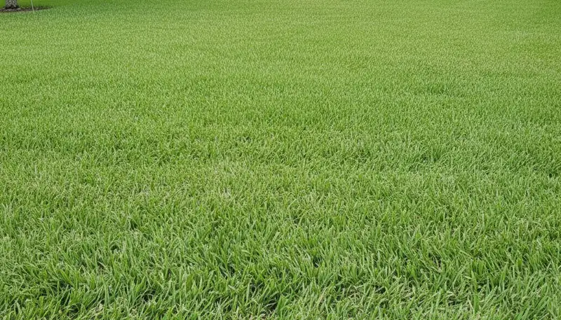 Lush green residential lawn maintained by Chop Chop Landscaping in Clearwater, FL